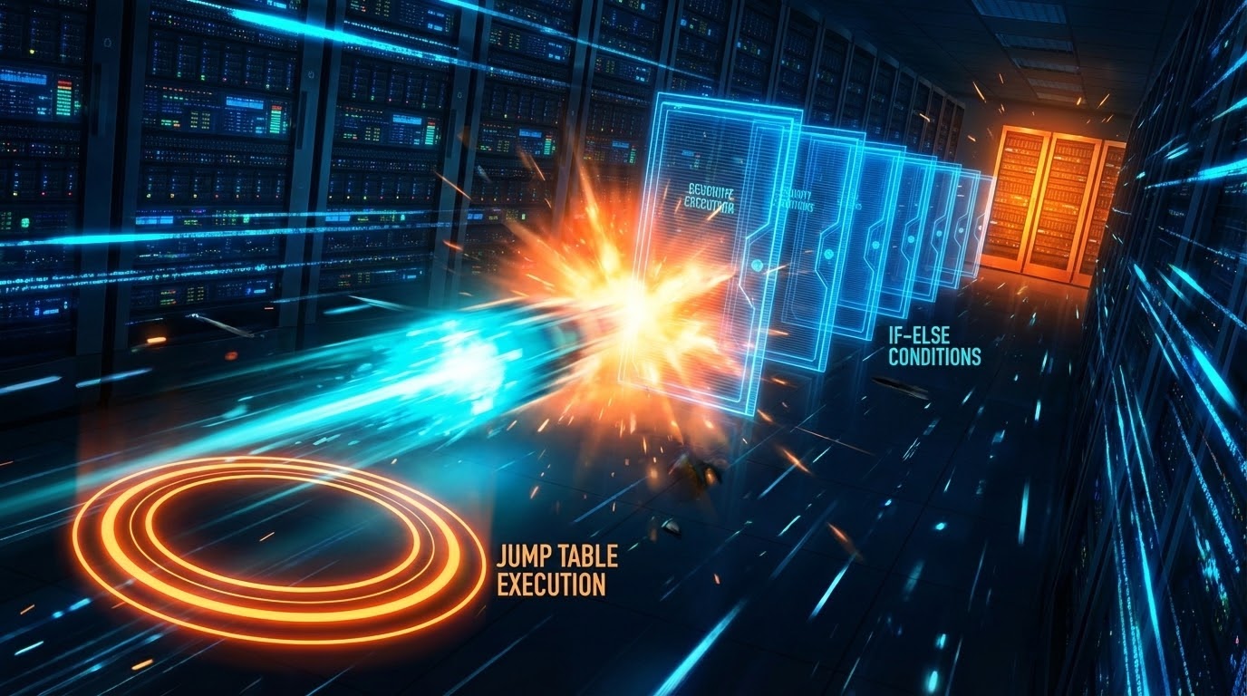Jump Tables & Switch Statements: Unlocking Light-Speed Branching via Compiler Shortcut Architectures