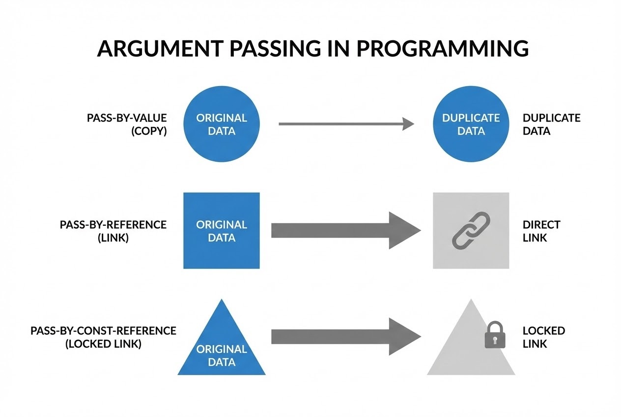 C++ Argument Passing Diagram