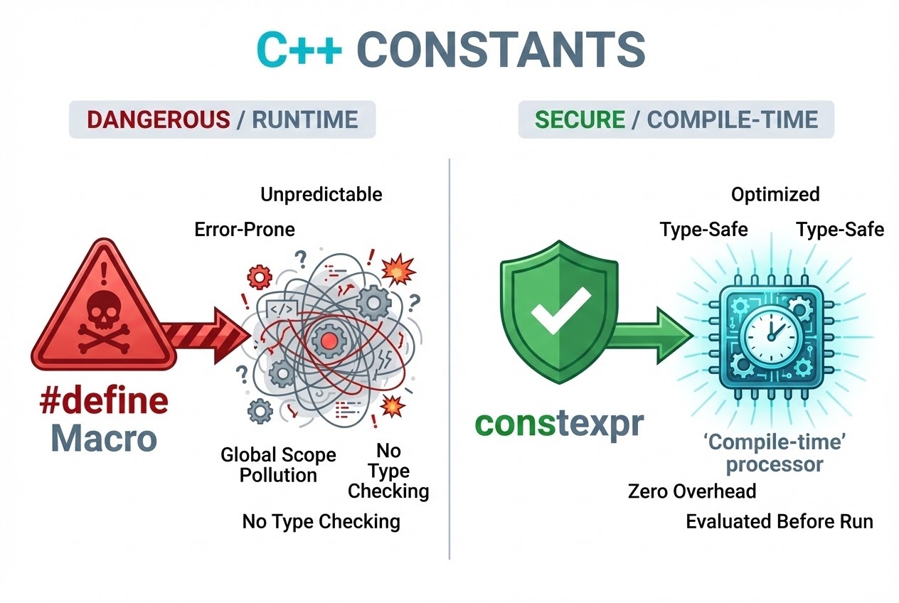 C++ Constants and Macros Comparison