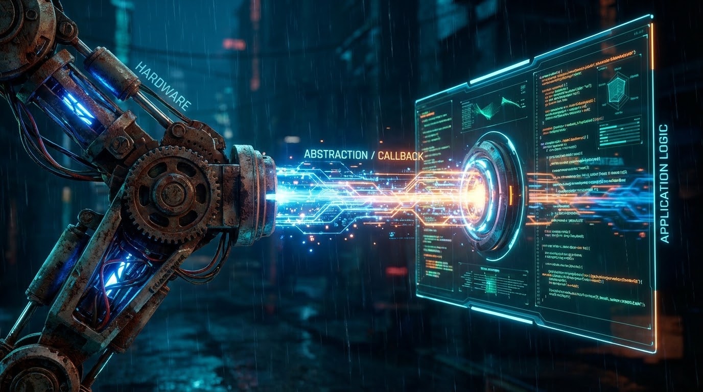 Callbacks ในโลกของฮาร์ดแวร์: สะพานเชื่อม (Abstraction) ที่ทำให้โค้ด Embedded C ยืดหยุ่นขั้นสุด