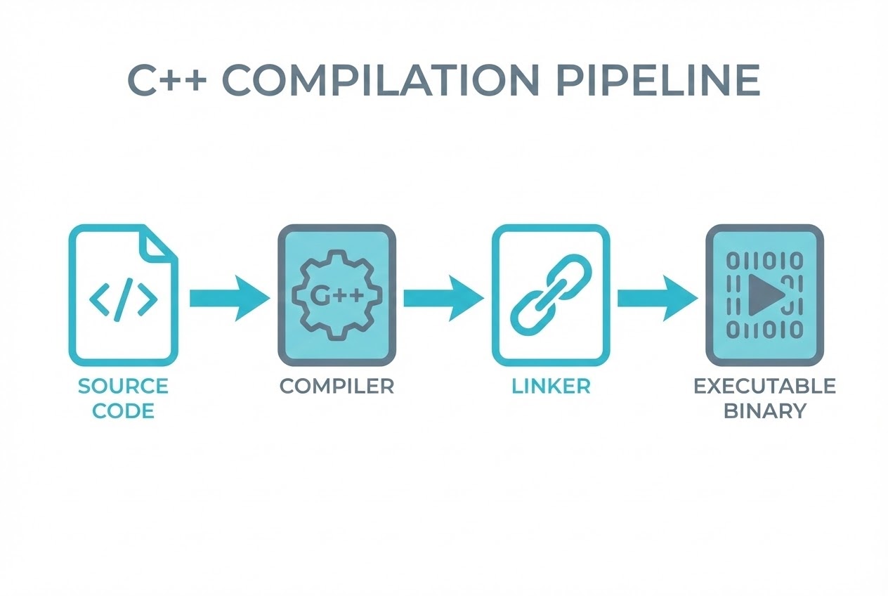 กระบวนการคอมไพล์ของภาษา C++