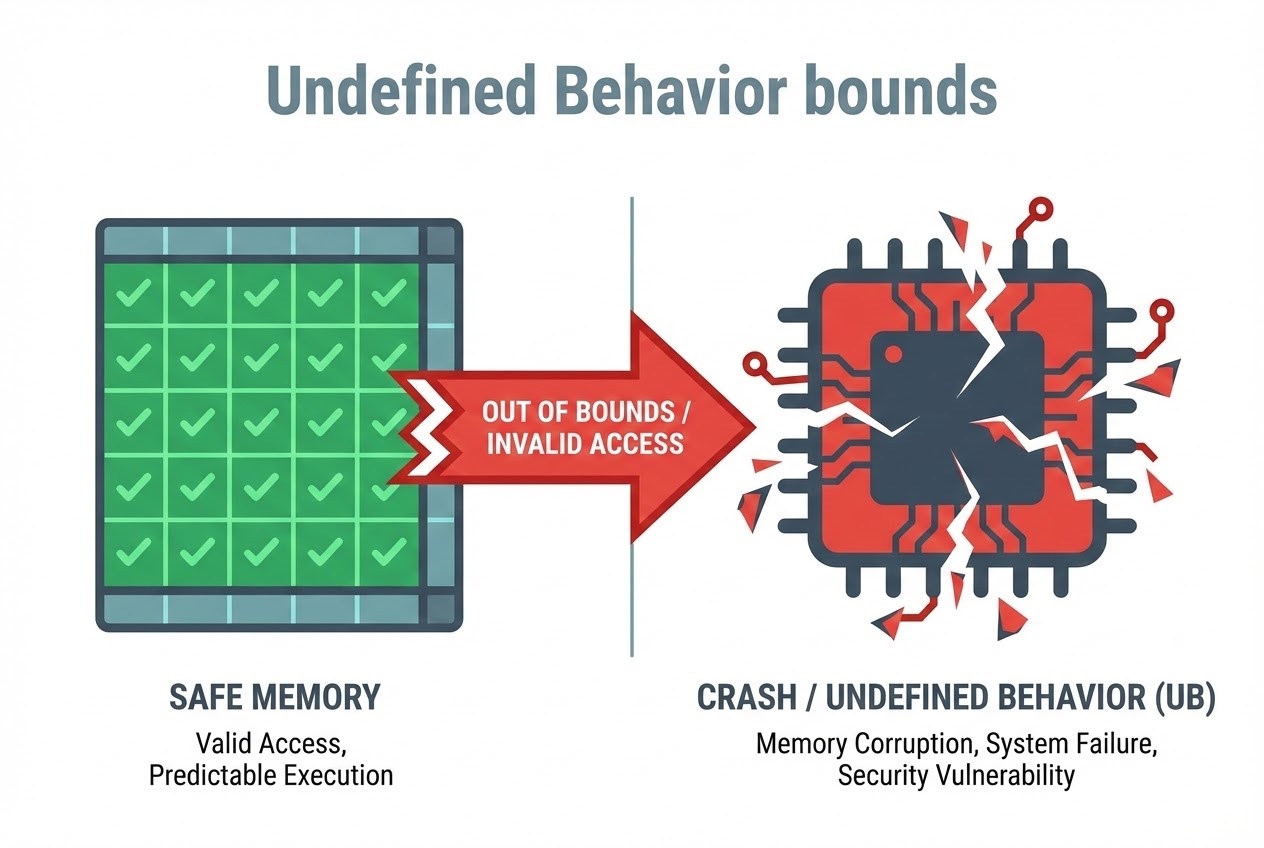 แผนผังกลไกเกิด Undefined Behavior
