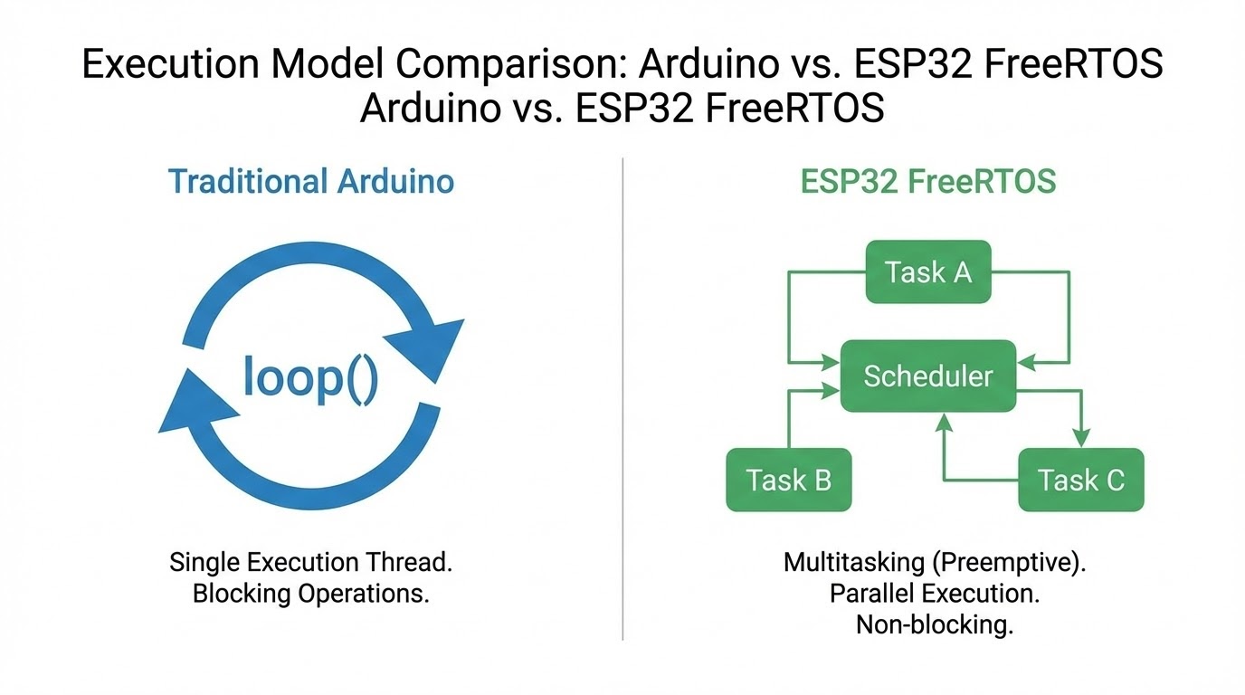 เปรียบเทียบระบบ Loop และ Multitasking