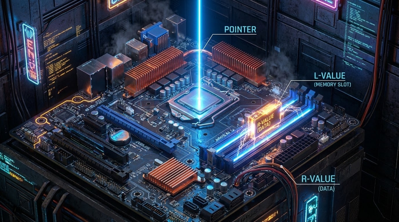 การกำหนดค่า (Assignment) ในโลกของ Pointers: ศิลปะการชี้เป้าและจัดการหน่วยความจำสำหรับสายฮาร์ดแวร์